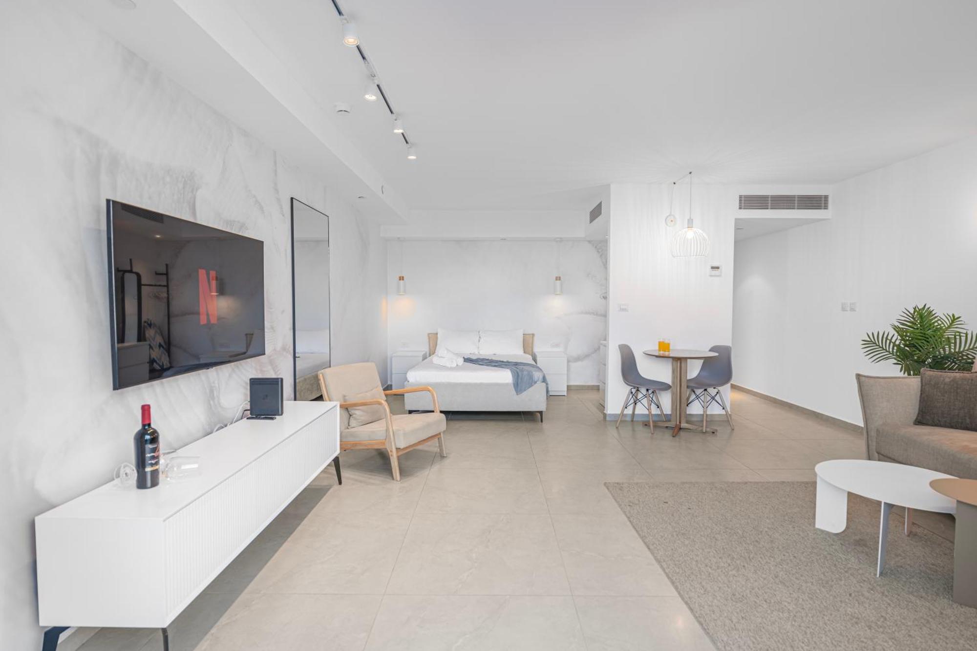 Appartement סוויטה Twins בוטיק עם נוף וצמודה לים במתחם Seaside היוקרתי עם בריכה - By Seaelo Eilat